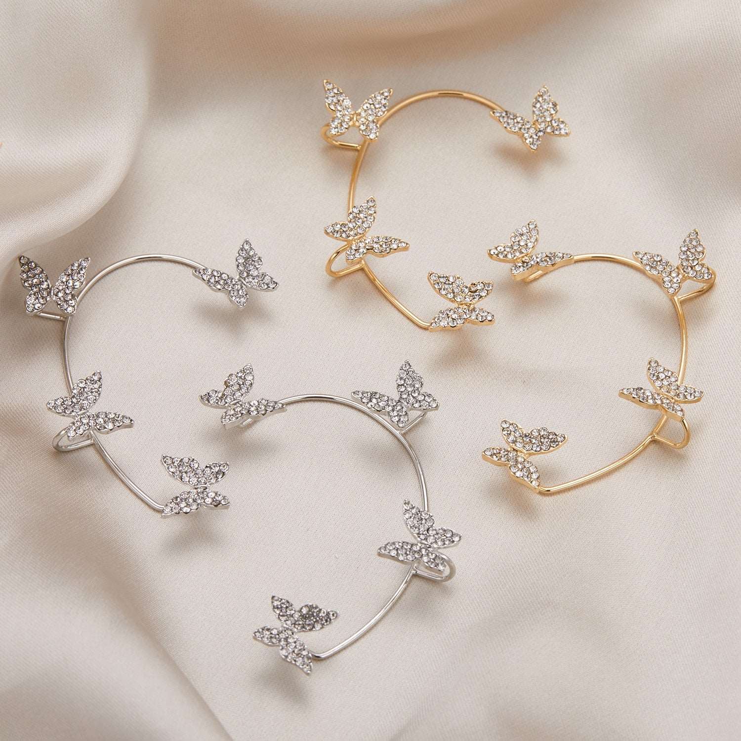 Butterfly ear online cuff earrings